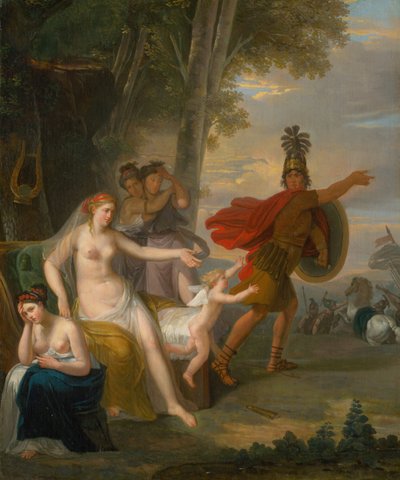 Hektor nimmt Abschied von Andromache von Adam Friedrich Oeser